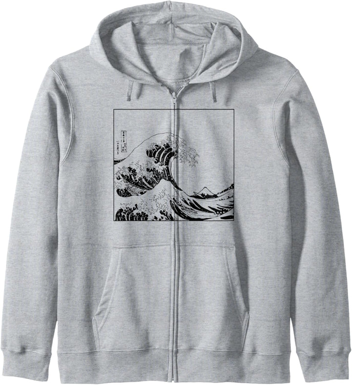 Die grosse Welle vor Kanagawa-Japanern Kapuzenjacke