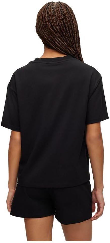HUGO Damen Shuffle Loungewear_T_Shirt XS Black1, XS Black1