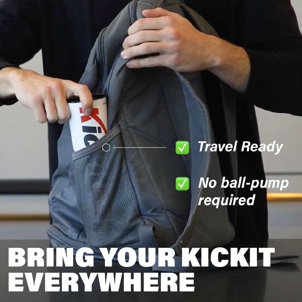 Kickit Der originale Birdie-Fussballtrainer, zum Spielen im Freien, drinnen oder im Hinterhof, am St
