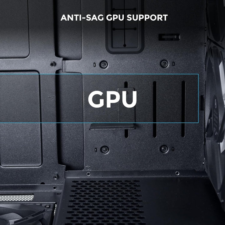 Lian Li LANCOOL 207 Gaming PC Gehäuse ATX Schwarz - Midi Tower PC Gehäuse mit RGB-Beleuchtung, Grafi