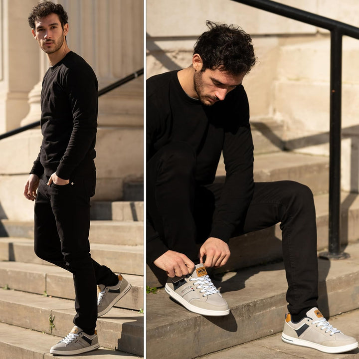 AX BOXING Freizeitschuhe Herren Sneakers Walkingschuhe Mode Schuhe Leichte Trainers Sportschuhe Grös