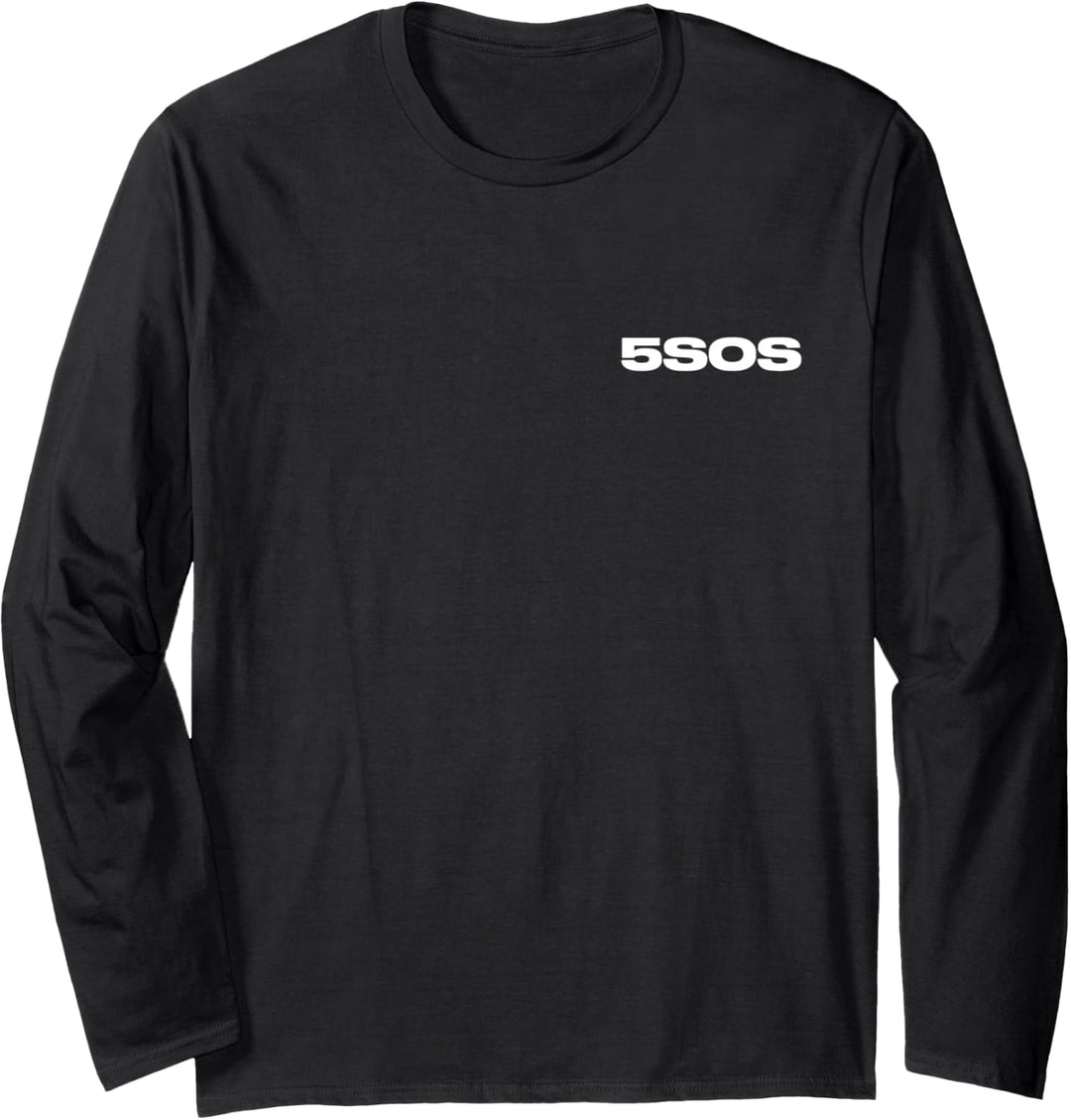 5 Seconds of Summer - Logo Wildflower Back Print Langarmshirt