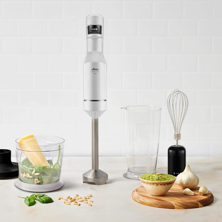 Ufesa Stabmixer Stellar Max TouchSpeed 1500W, Digitalanzeige, Variable Touch-Geschwindigkeit, 4 Hoch