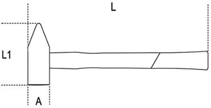 Beta 951MQ 4 - Sechskant-Stiftschlüssel mit T-Griff 4 mm, 4 mm