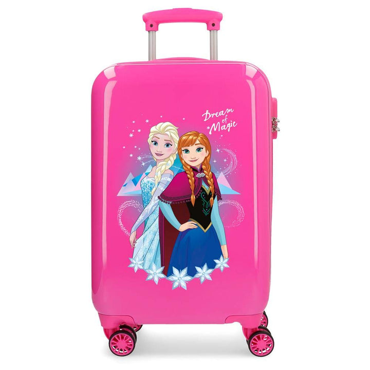 Disney Frozen Die Eiskönigin Dream of Magic Kabinenkoffer Rosa 37x55x20 cms Hartschalen ABS Kombinat
