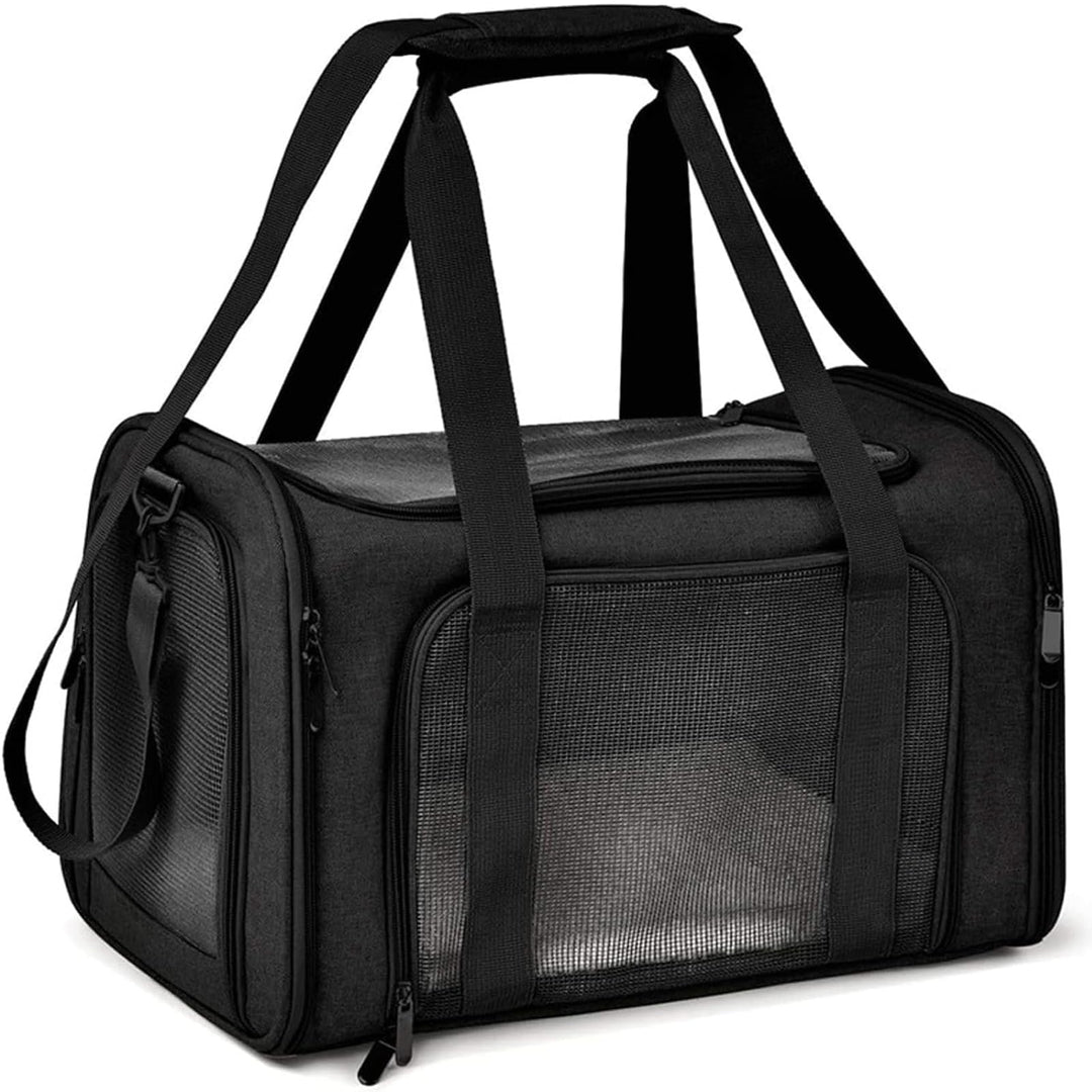 TOFFCAEA Transporttasche für Katze Hund, Hundetransportbox, Faltbare Katzentransportbox, tragbar, 5k
