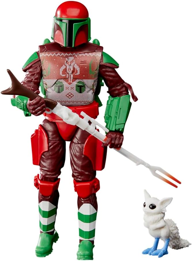 Star Wars Hasbro Black Series Actionfigur Mandalorian Warrior (Holiday Edition) 15 cm