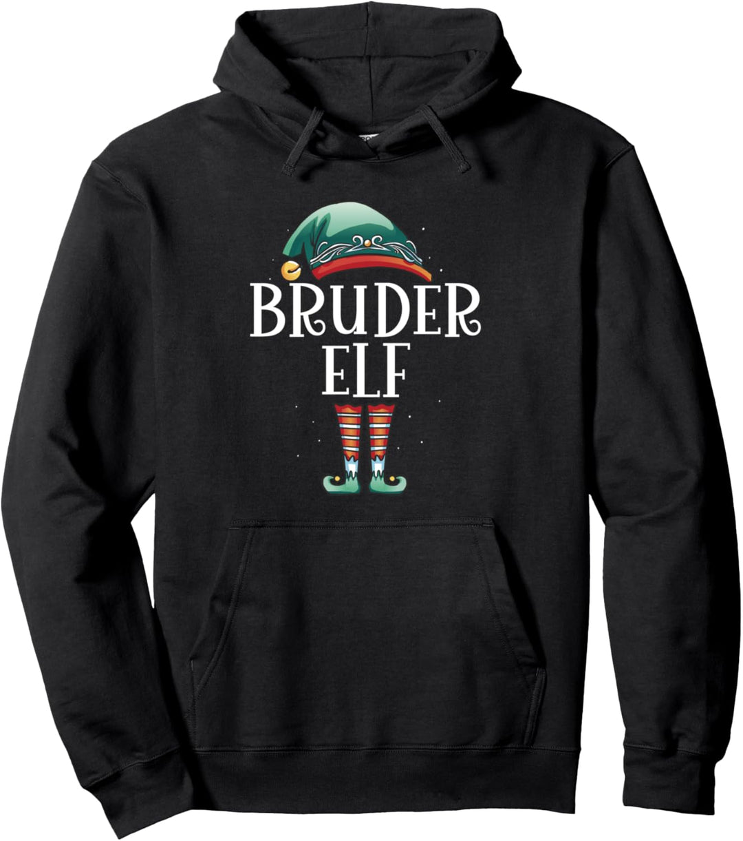 Weihnachten Kostüm Bruder Elf Elfe Elfen Weihnachtself Pullover Hoodie