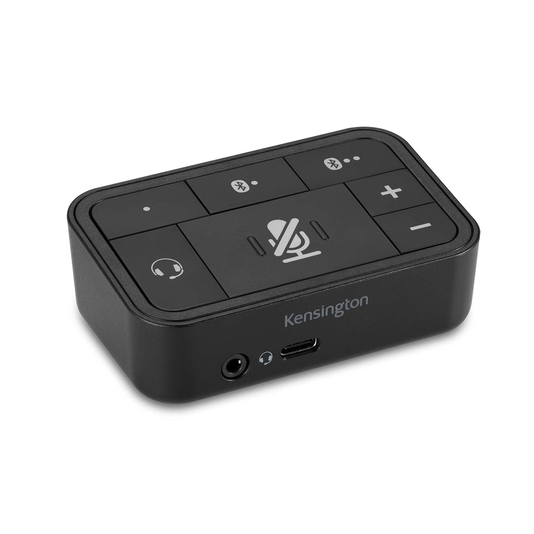 Kensington Universeller 3-in-1 Pro Audio Headset Switch, USB-Stromversorgung, Schnelles Wechseln zwi