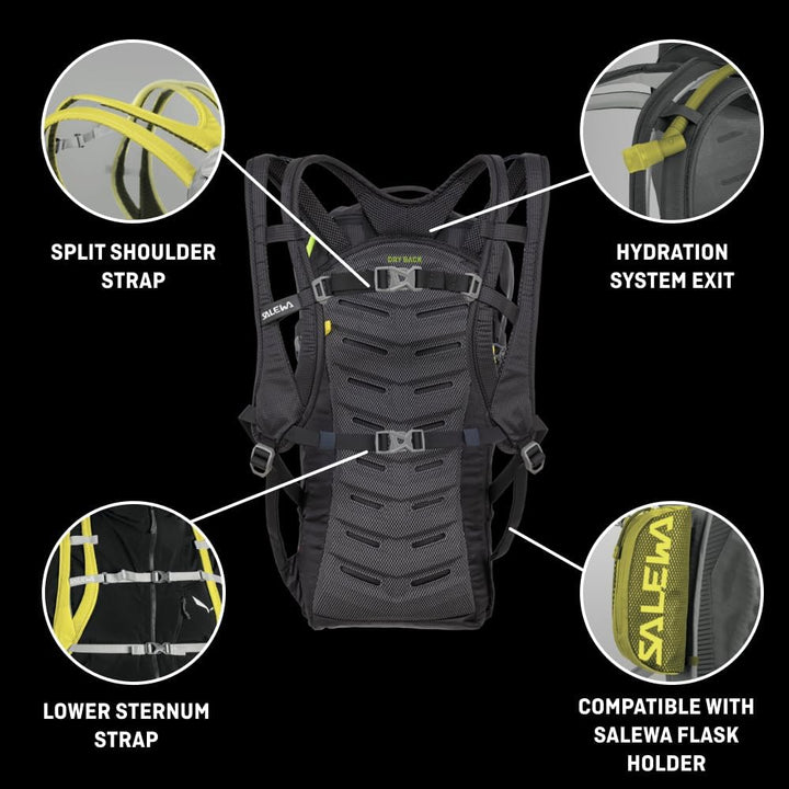 Salewa Unisex Ultra Train 22l Backpack Backpack (1er Pack) Einheitsgrösse Alloy, Einheitsgrösse Allo