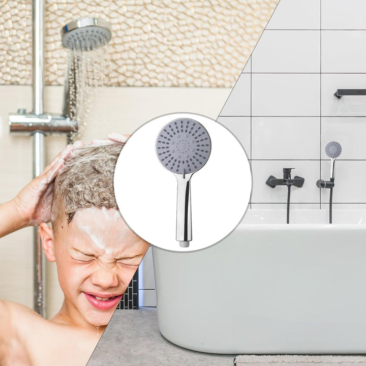 Fousenuk Duschkopf Wassersparend, 5 Strahlarten Duschbrause, Shower Head, Handbrause Gross, Brauseko