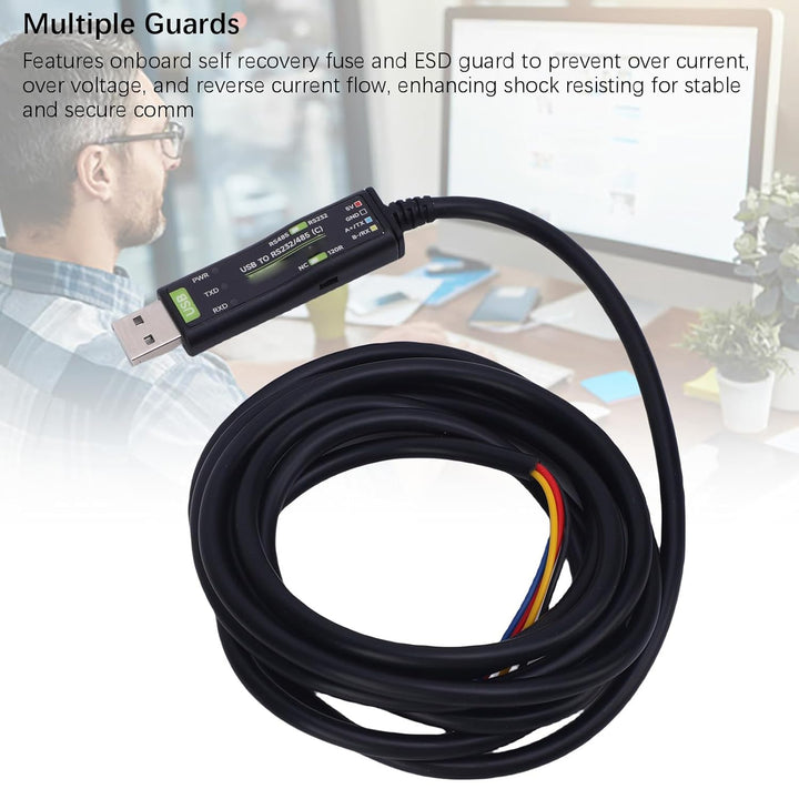 USB zu RS232/485 Serienkonverter 2M Industrial USB auf RS485 Bidirektionaler Konverter mit Leistungs