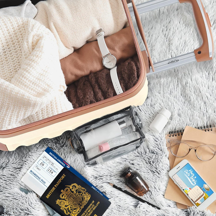 Flight Knight Leichte 4-Rad-abs-hartschalenkoffer Handgepack, Zugelassen Fur Uber 100 Fluggesellscha