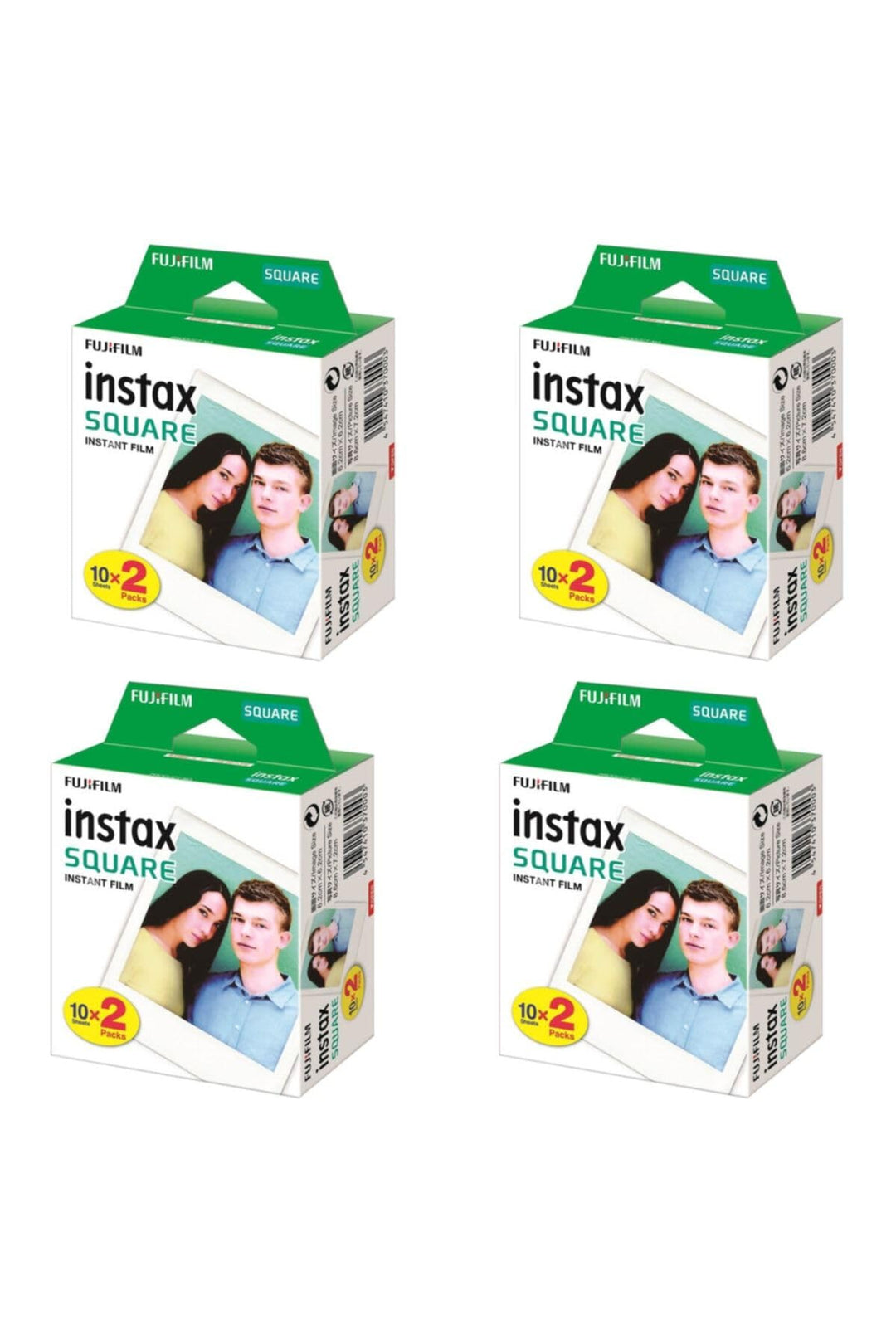 Instax Kare-Square 20er Film 4er Set 80 Pose