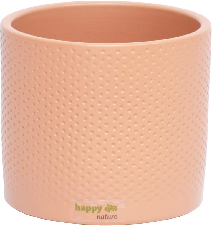 happy nature Set6 6 Keramik Blumentöpfe Toscana Terracotta Ø 13.5 cm H 12.5 cm