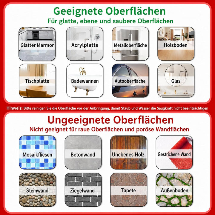 Agape Starker Badesaugnapf für Hunde &amp; Katzen mit Fixierleine | Wiederverwendbarer Badehalter für Hu