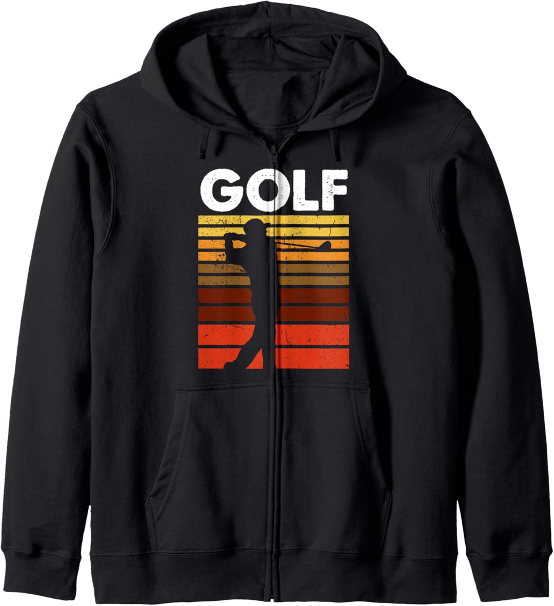 Golf Sports Retro Vintage Golfer Kapuzenjacke