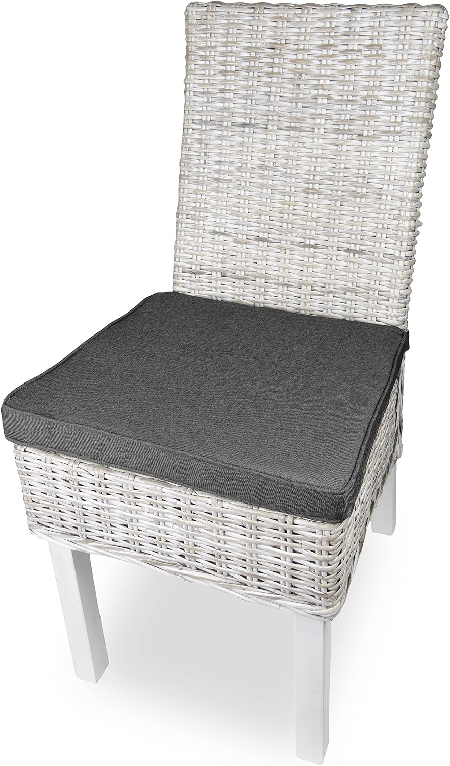 sunnypillow 4er Set Stuhlkissen 40 x 45 x 5cm | Polsterauflage Auflage für Stühle/Rattanstühle | Stu