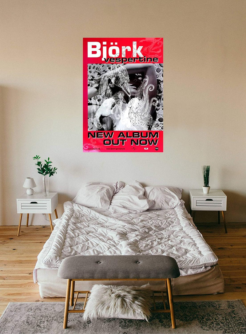 Björk - Vespertine, 2001 » Konzertplakat/Premium Poster | Live Konzert Veranstaltung | DIN A1 «