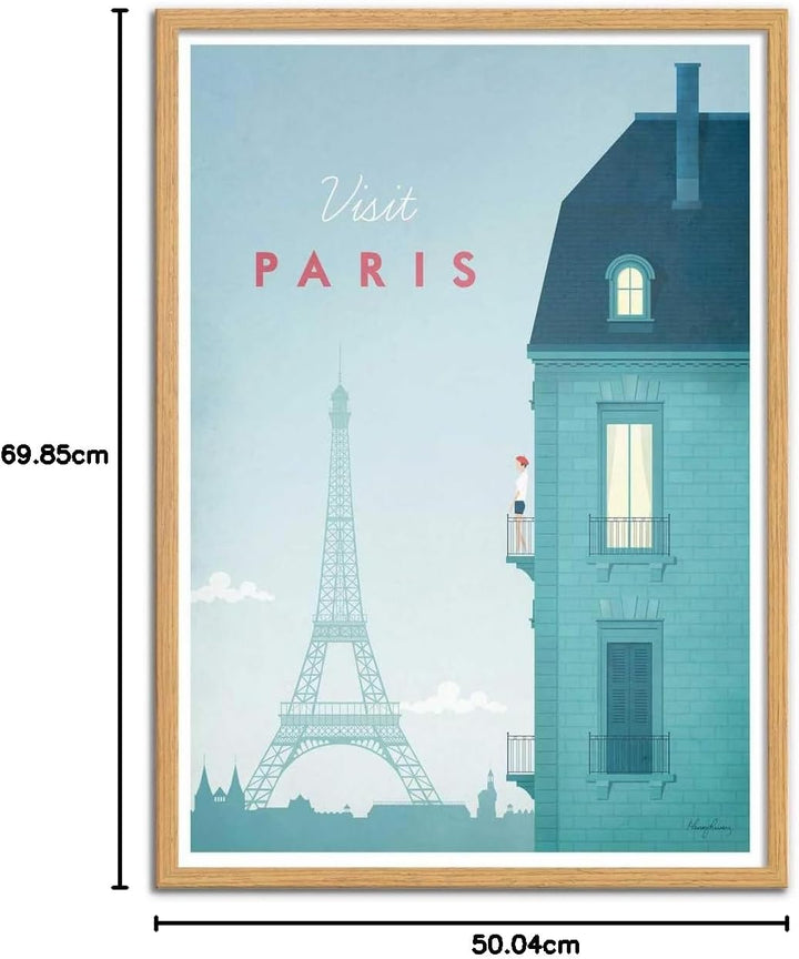 Wall Editions Art-Poster - Visit Paris - Henry Rivers