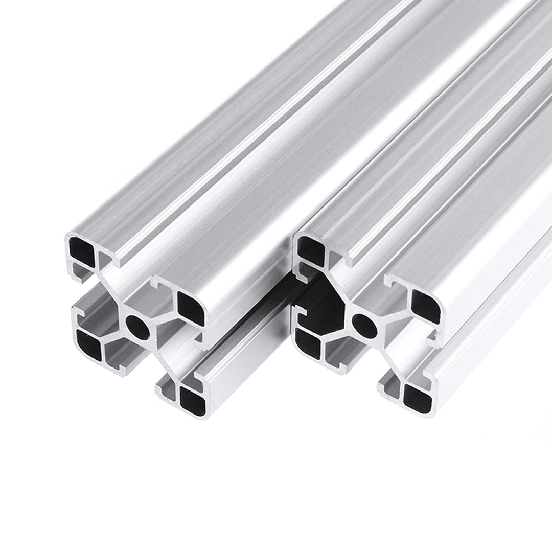 CNCMANS ALU Profil Aluprofil 2 Stück 40x40 800mm Aluminiumprofil Extrusions Linearschiene T-Typ Euro