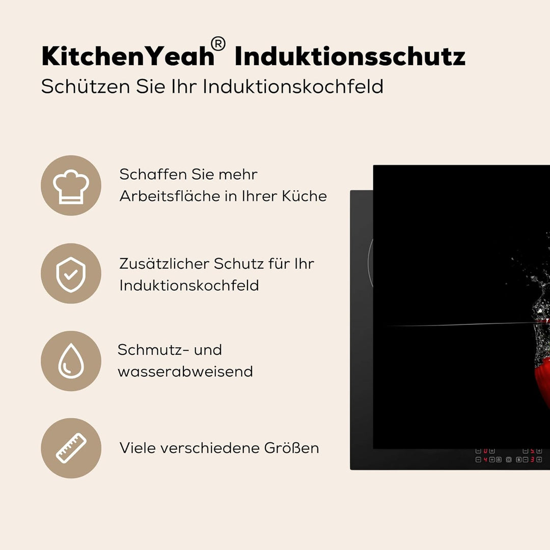 Herdabdeckplatte Einteilig Ceranfeld Abdeckplatte Küche Deko Ceranfeldabdeckung Herdabdeckung Indukt