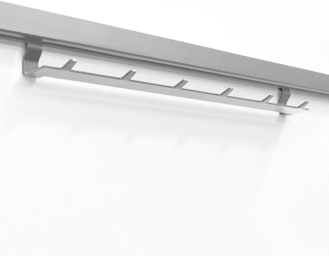 Kesseböhmer Linero style 6er Hakenleiste Edelstahloptik 380 x 51 x 37,4 mm zum Einhängen von SOTECH,