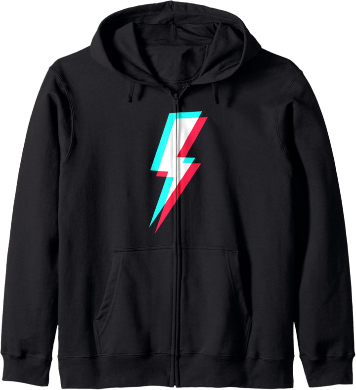 Lightning Bolt Design: Kinder, Jungen, Mädchen, Frauen, Männer Grafik Kapuzenjacke