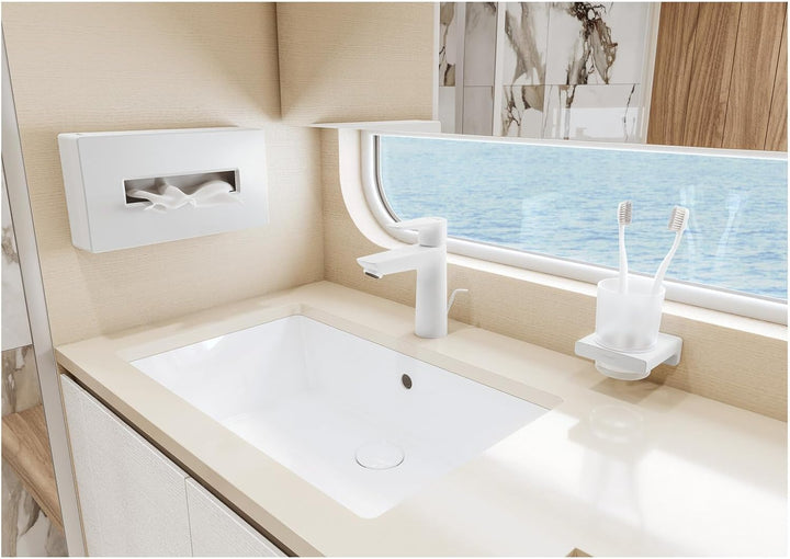 hansgrohe Kosmetiktuchox AddStoris, Taschentuchbox, Mattweiss, Mattweiss