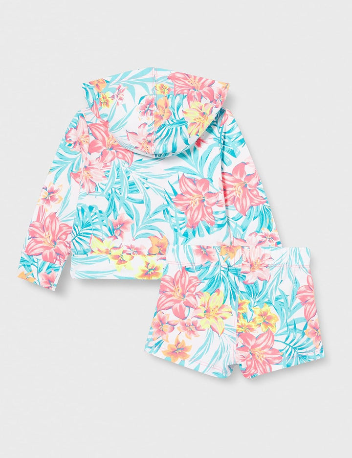 Hurley Mädchen Hrlg French Terry Short Set Set Sweatshirt + Shorts 2 Jahre Schwarz, 2 Jahre Schwarz