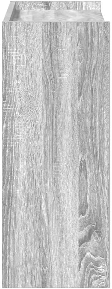 vidaXL Schuhregal Grau Sonoma 60x25x62 cm Holzwerkstoff, Schuhschrank, Schuhaufbewahrung, Schuhe Org
