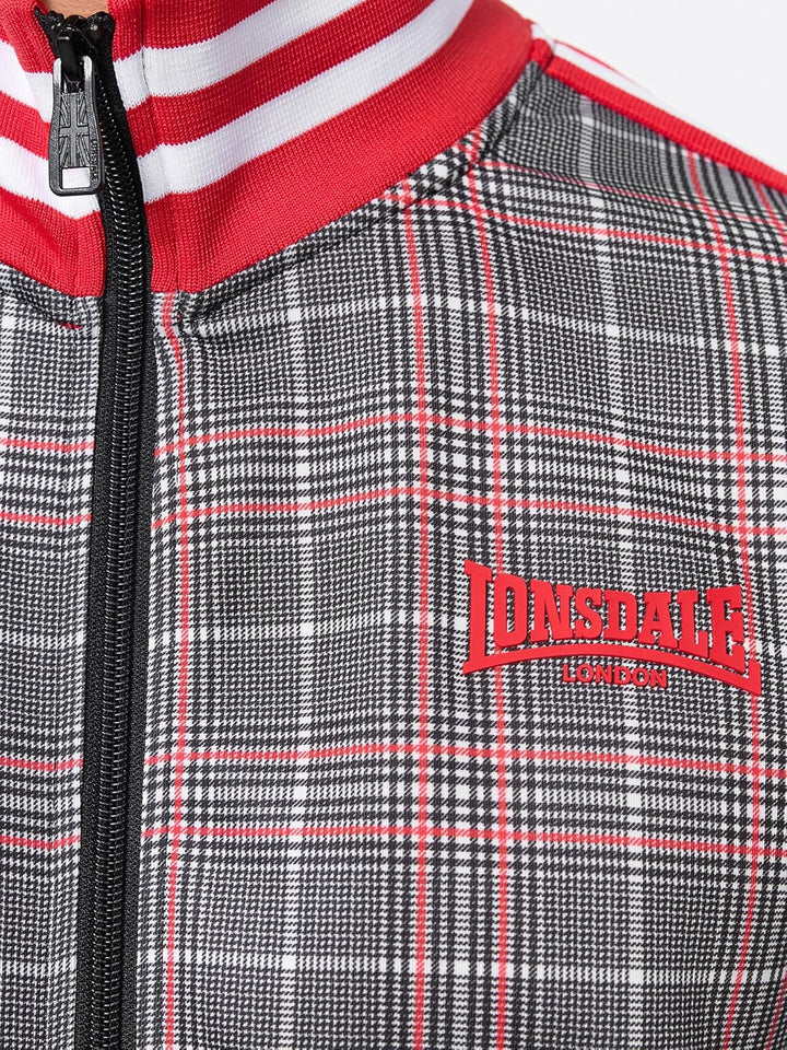 Lonsdale Herren Glatrigill Trainingsanzug XXL blanco, Schwarz, rojo, XXL blanco, Schwarz, rojo