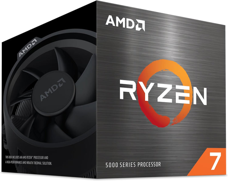 AMD Ryzen 7 5700 Prozessor (8 Kerne/16 Threads, 65W TDP, AM4 Sockel, Cache 20MB, Bis zu 4.6 GHz Freq