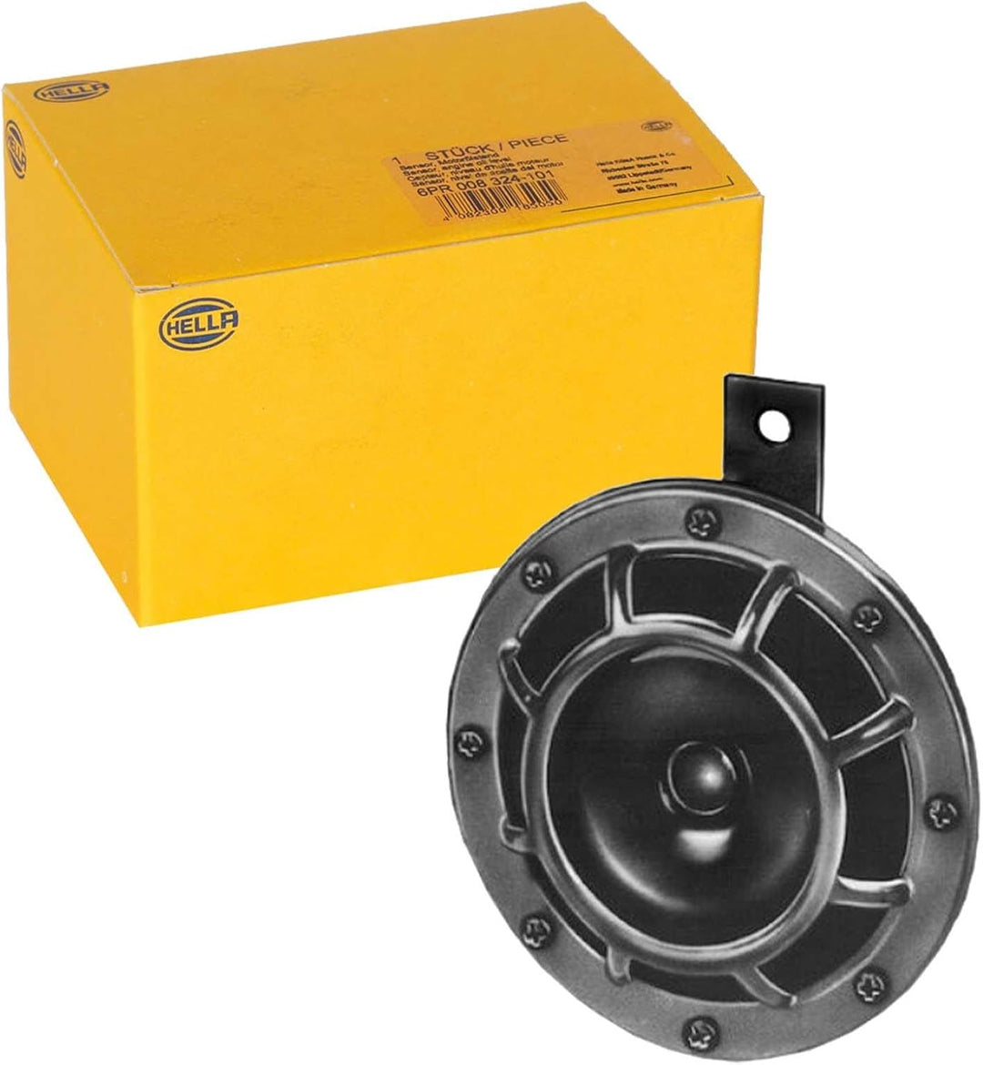HELLA Horn - HEAVY DUTY HORN B133 - 24V - 110dB(A) - Frequenzbereich: 375Hz - Tiefton - elektrisch -