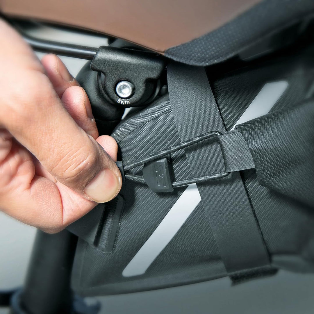 SKS GERMANY Trail Saddle Bag L Satteltasche für Fahrräder (Fahrradtasche, Spritzwasserdicht, Rolltop
