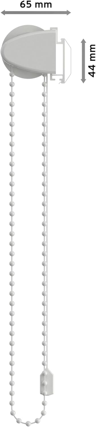 INTERDECO Verdunkelungsrollo/Thermo Rollo, Gelb BxH 71 x 215 cm, Klemmfix Rollos ohne Bohren für Bal