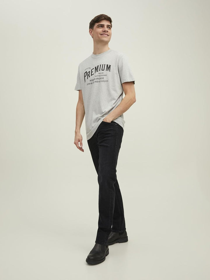 JACK &amp; JONES Male Tapered Fit Jeans JJIMIKE JJORIGINAL JJ 111 NOOS Tapered Fit Jeans 28W / 30L Black