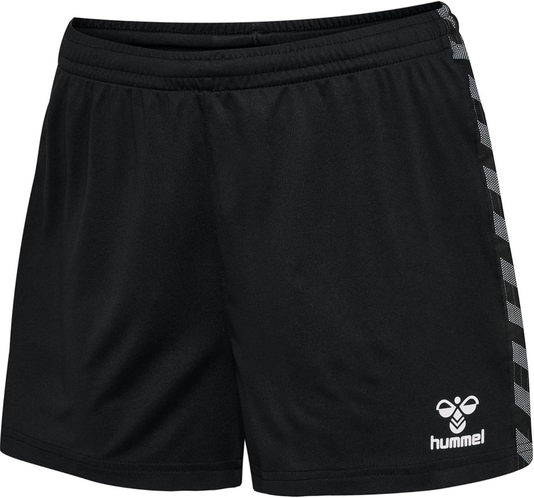 hummel Damen Shorts Hmlauthentic Pl Shorts Woman XXL Schwarz, XXL Schwarz