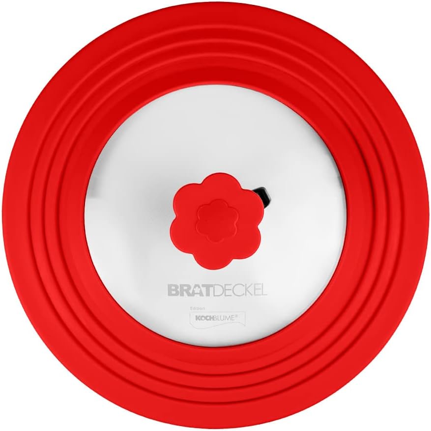 Kochblume & Bratdeckel Universaldeckel-Spar-Set | Kochblume L Ø 14-24 cm & Bratdeckel Ø 22-28cm | Sp