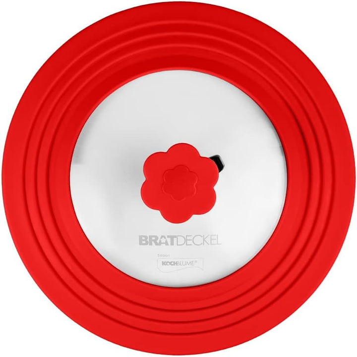 Kochblume & Bratdeckel Universaldeckel-Spar-Set | Kochblume L Ø 14-24 cm & Bratdeckel Ø 22-28cm | Sp