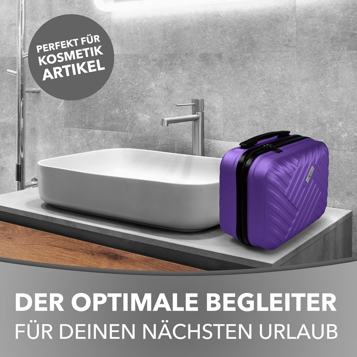 Xonic® Design Kosmetikkoffer aus ABS Hartschale – Robustes Beautycase als Handgepäck - Kosmetiktasch