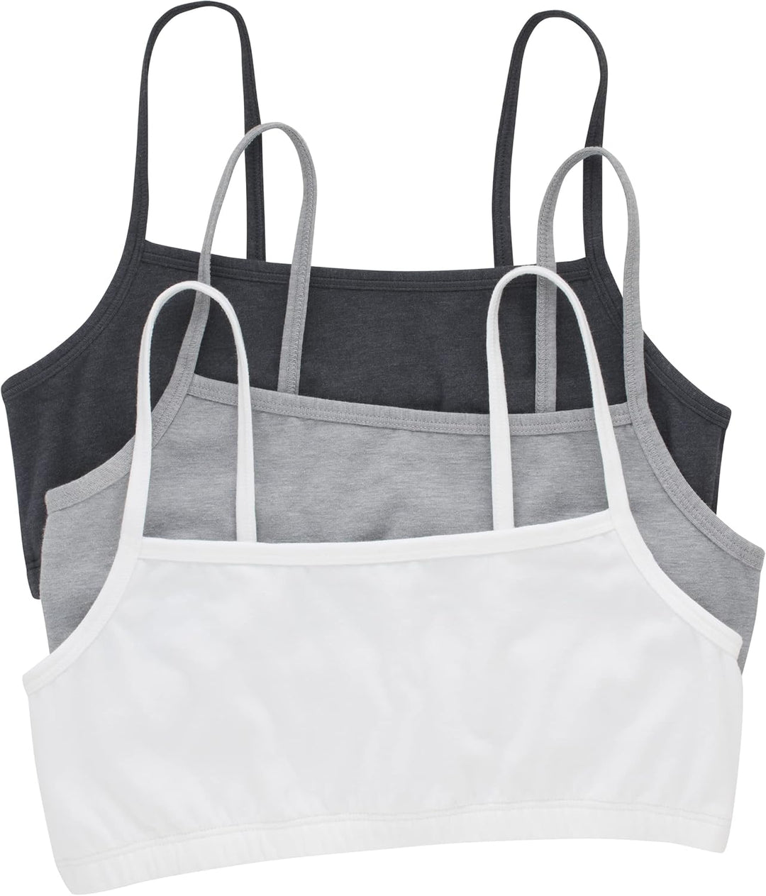 Hanes Damen BH (3er Pack) M Sky Grey Heather/Concrete Heather/White, M Sky Grey Heather/Concrete Hea