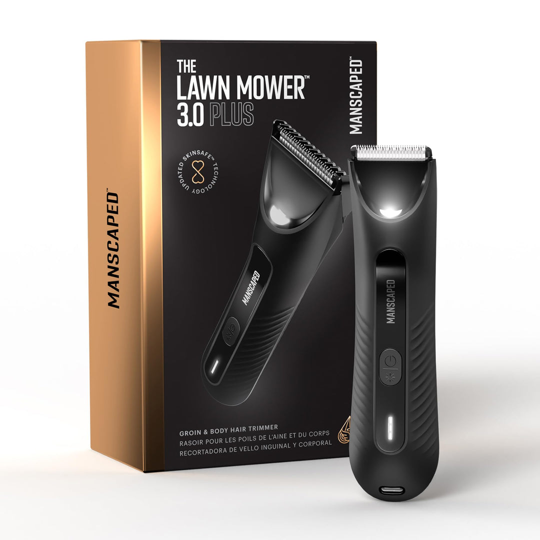 MANSCAPED® The Lawn Mower® 3.0 Plus Leisten- & Körperhaartrimmer - Aktualisierte SkinSafe® Trimmerkl