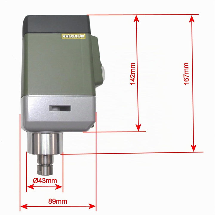 Proxxon 20200 Universal Frässpindel UF/E mit digitaler Anzeige 230 Volt