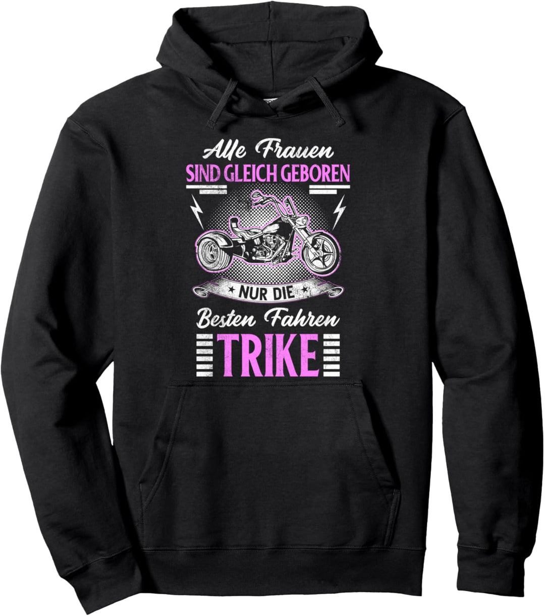 Trike Motorrad Motiv Geschenk Dreirad Bike Frauen Trike Pullover Hoodie
