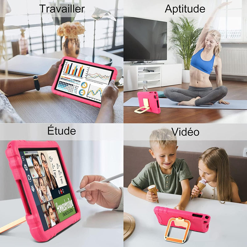 AOCWEI 10 Zoll Kinder Tablet X500 Kids Tablet, 14GB+128GB (512GB TF) Android 13 Tablet for Kind mit