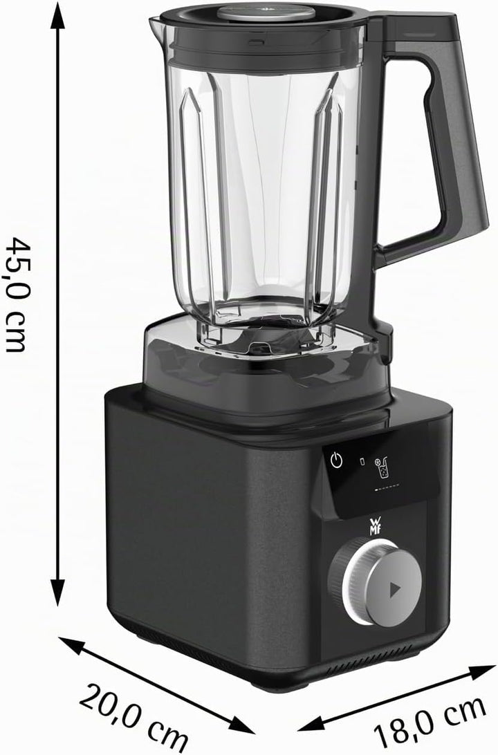 WMF Master Hochleistungsmixer, Standmixer mit Mixbehälter 1,75l, Ice-Crush, 1600 Watt, 13.500 U/min,