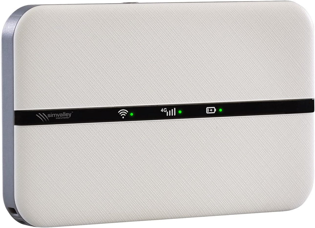 simvalley MOBILE Mobiler WLAN Router: Mobiler 4G/LTE-Router im Kreditkartenformat, bis 150 Mbit/s, A