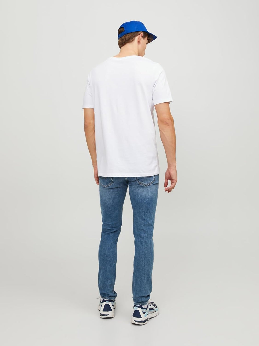 JACK & JONES Men's Skinny Jeans 36W / 34L Blue Denim, 36W / 34L Blue Denim