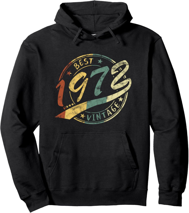 Best Vintage 1972 Für Mann Und Frau Geburtstag Pullover Hoodie